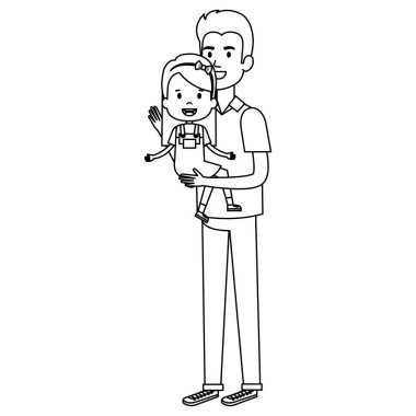 Baba kaldırma kızı karakterler