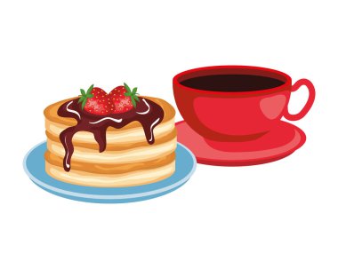 lezzetli breakfast menü simgeleri