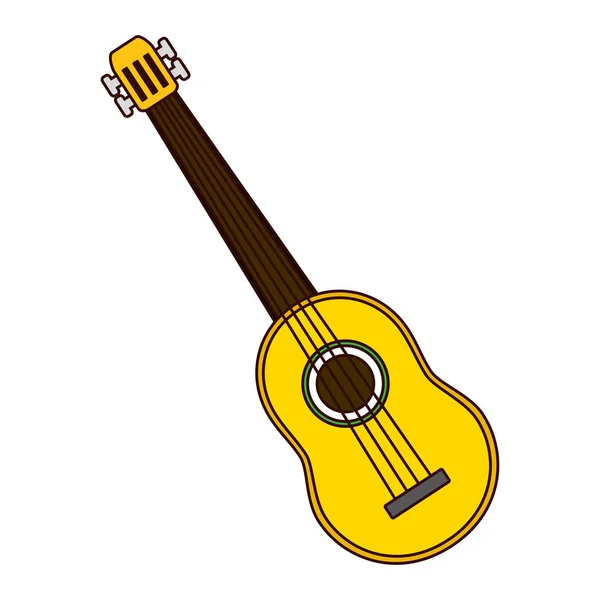 Instrumento de música guitarra — Vector de stock