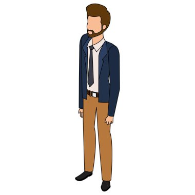 işadamı avatar karakter simgesi
