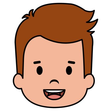 Mutlu küçük çocuk baş karakter