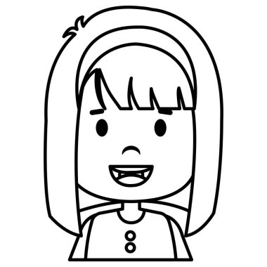 Mutlu küçük çocuk karakteri