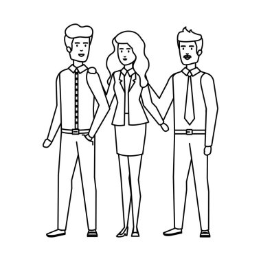 zarif iş insanlar avatarlar karakter