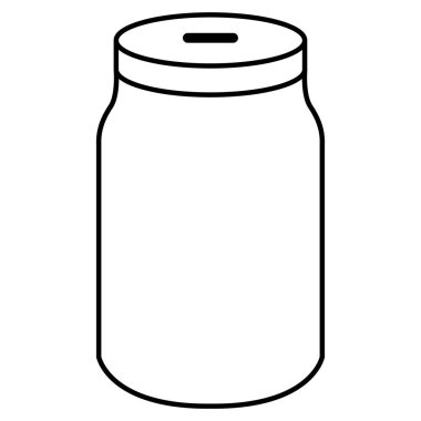 cam kavanoz boş simgesi