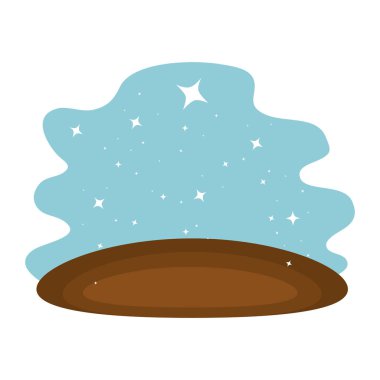 yıldızlı gökyüzü sahnesi simgesi