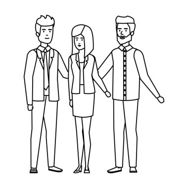 zarif iş insanlar avatarlar karakter