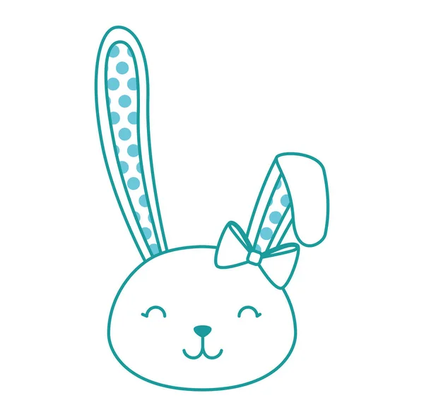 Милый праздник кроличьей головы — стоковый вектор