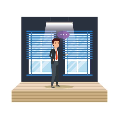 İşyerinde zarif işadamı