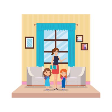 Anne kızı karakterlerle