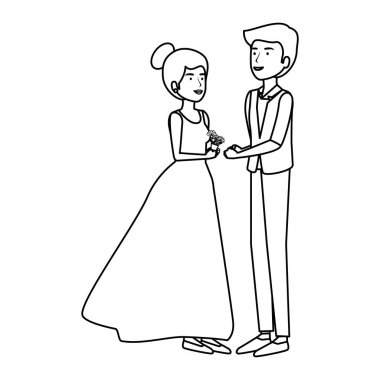 recently married couple characters