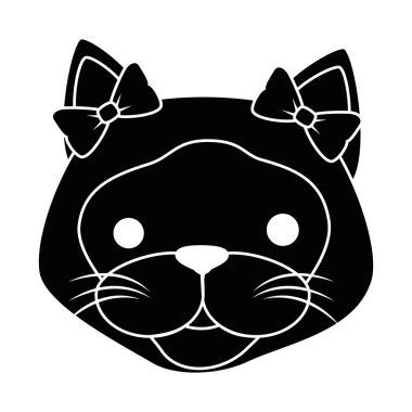 sevimli kedi maskot baş karakter