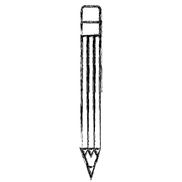 Ícone de grafite lápis isolado —  Vetores de Stock