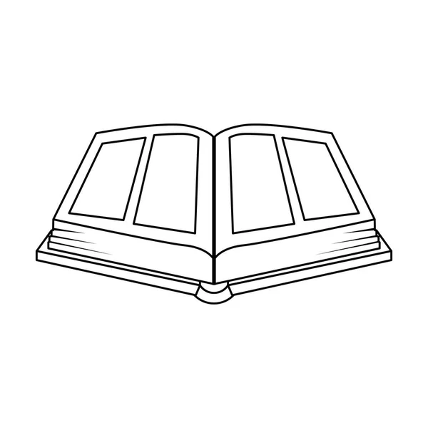 Libro sagrado icono religioso — Archivo Imágenes Vectoriales