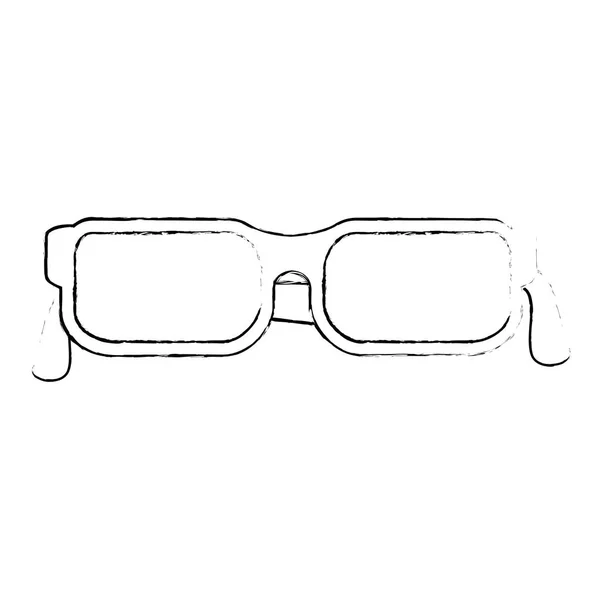 Óculos de olho ícone isolado —  Vetores de Stock