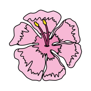 güzel çiçek dekoratif simgesi