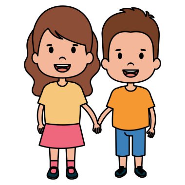 mutlu küçük çift karakterler