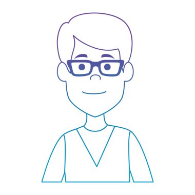 işadamı avatar karakter simgesi