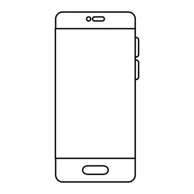 Smartphone aygıtı izole simgesi