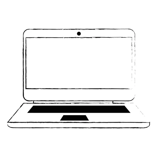Ikone für Laptop-Computer — Stockvektor