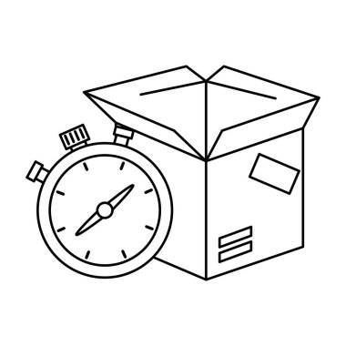 kronometreli kutu karton