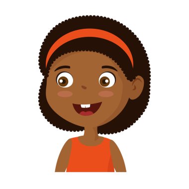 küçük kız siyah karakter