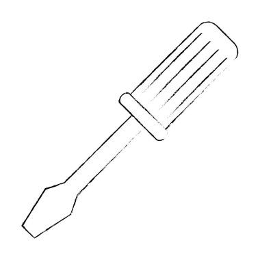 tornavida aracı izole simgesi