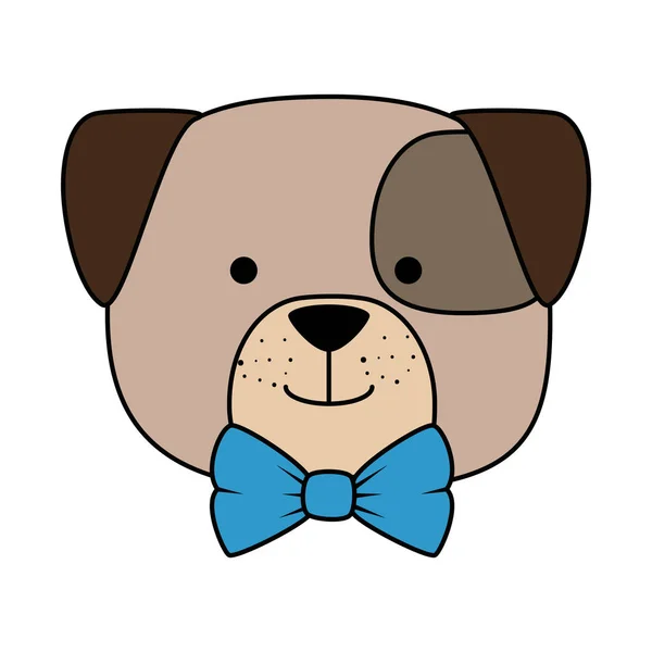 ไอคอนตัวอักษรหัวสุนัขน่ารัก — ภาพเวกเตอร์สต็อก