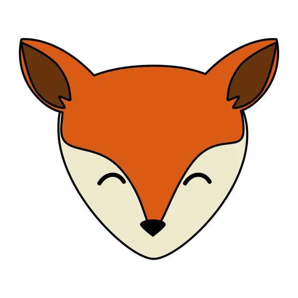 Wilde Canadese Fox hoofd — Stockvector
