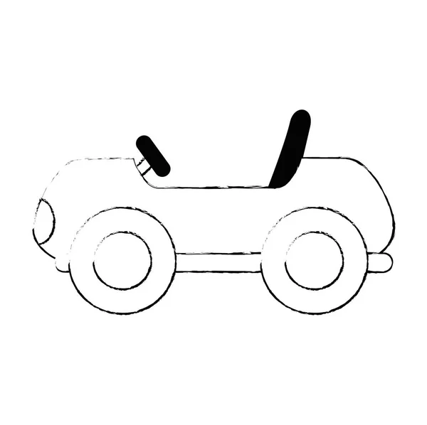 Icona giocattolo piccolo carrello — Vettoriale Stock