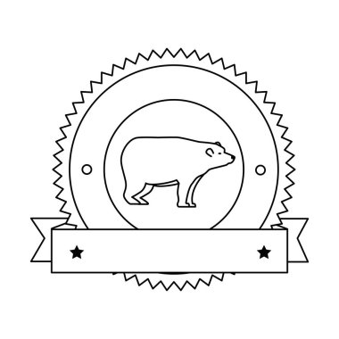 vahşi ayı grizzly simgesi