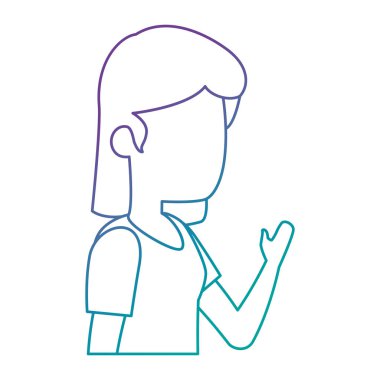 güzel ve genç kadın karakter