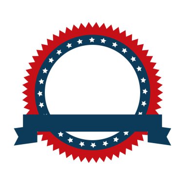 kurdele ile Amerika Birleşik Devletleri dairesel amblemi