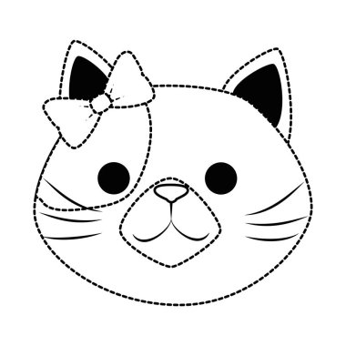 sevimli kedi maskot baş karakter