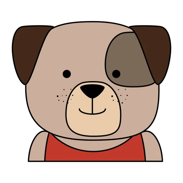 Icône de personnage chien mignon — Image vectorielle
