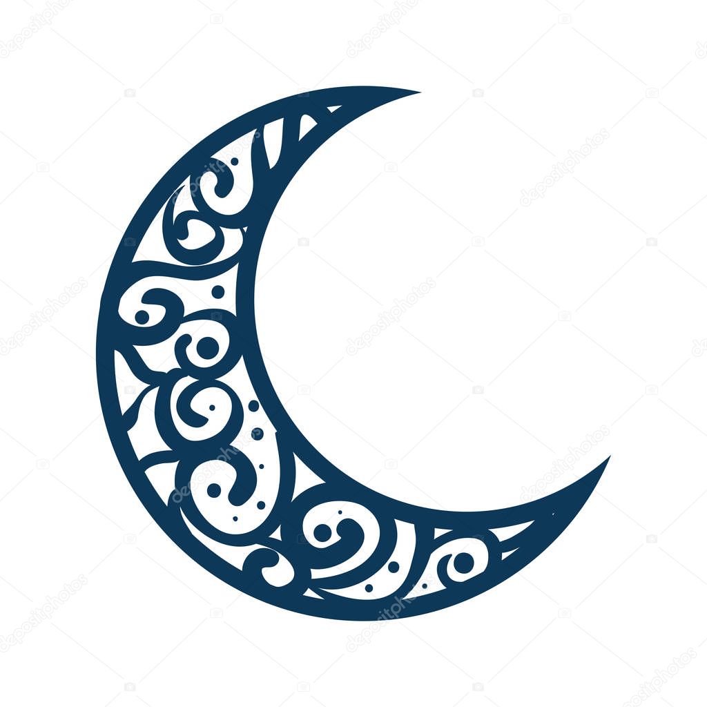 ramadan kareem moon decorative