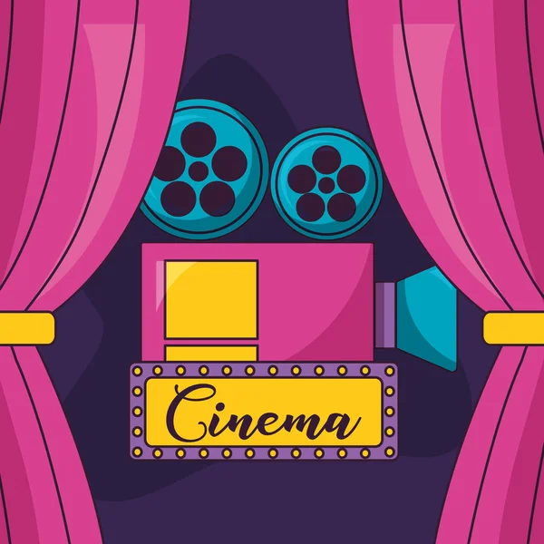 Cinema movie design — Stock Vector