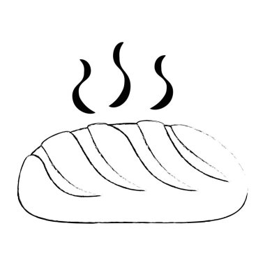 lezzetli ekmek fırın simgesi