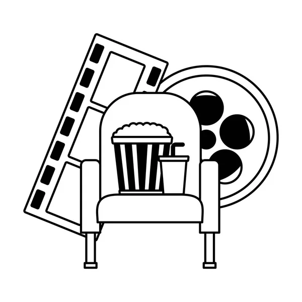 Cinéma film design — Image vectorielle