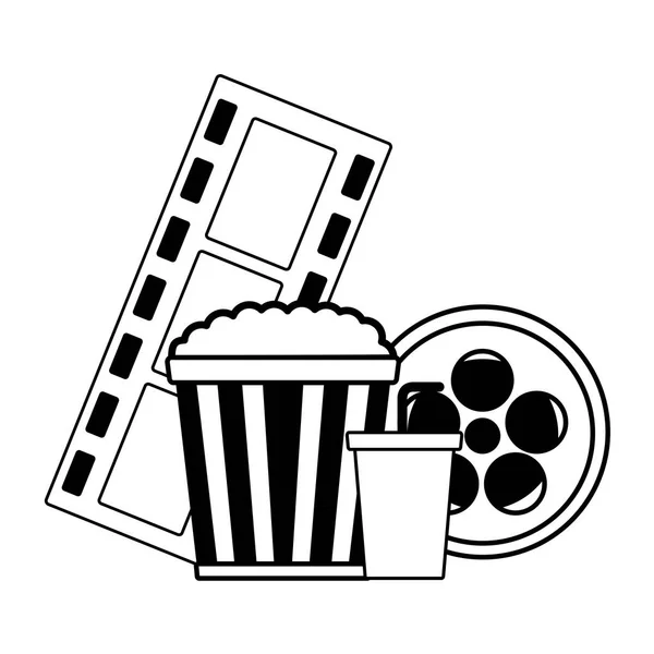 Bioscoopfilm ontwerp — Stockvector