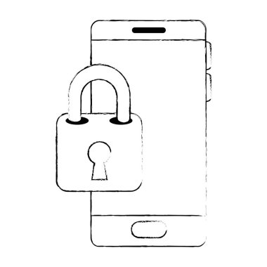 asma kilit ile Smartphone aygıtı