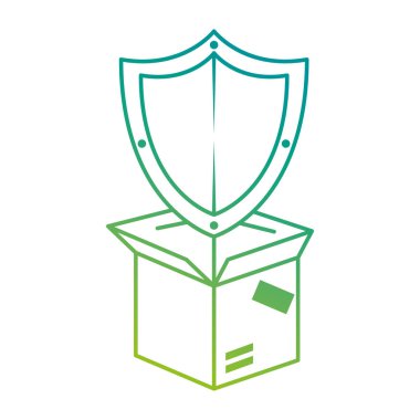 kalkan ile kutu karton ambalaj