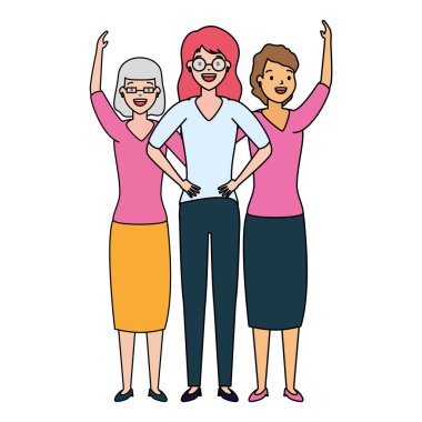 çeşitlilik kadın grubu