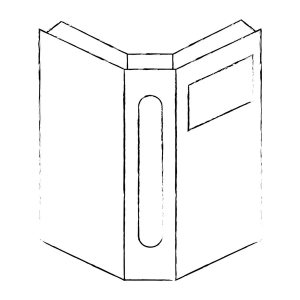 Livro de texto ícone isolado —  Vetores de Stock