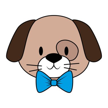 sevimli ve sevimli köpek karakteri