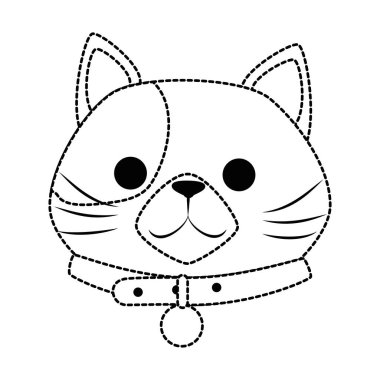 sevimli kedi maskot baş karakter