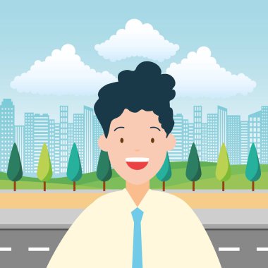 işadamı şehir sokak