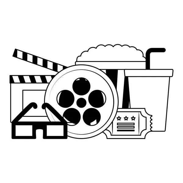 Cinema design filme —  Vetores de Stock