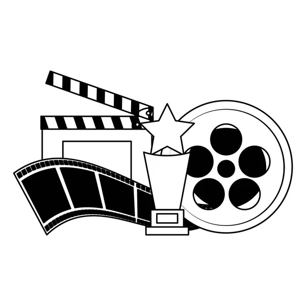 Návrh filmového kina — Stockový vektor