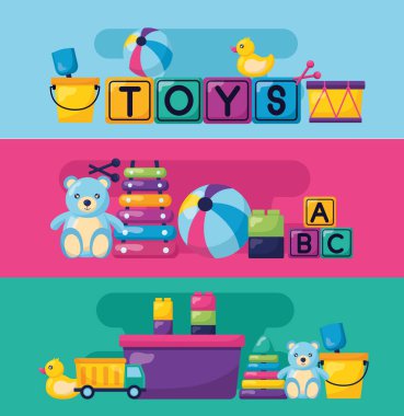 Çocuklar oyuncaklar tasarım