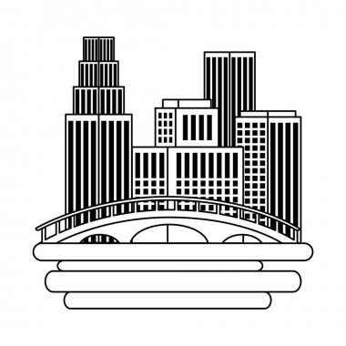 burrard köprüsü ile vancouver şehir